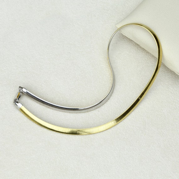 Omega Necklace Sterling Silver Chain 