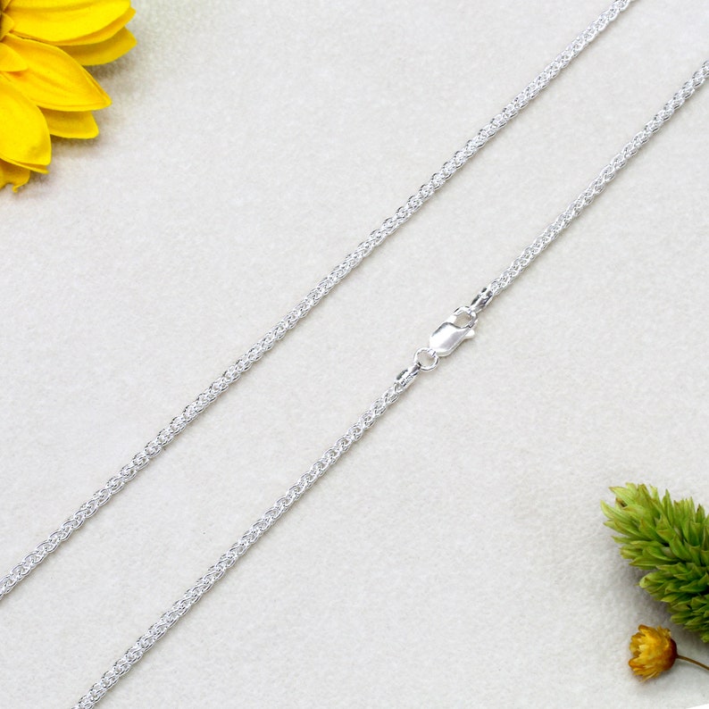 Men Women 925 Sterling Silver Necklace Thin 1.0mm to 3.4mm Etsy