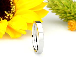 Männer Frauen Mode 3 MM Comfort Fit Edelstahlring Ehering Klassische Flache Ring(DCTRSS303)