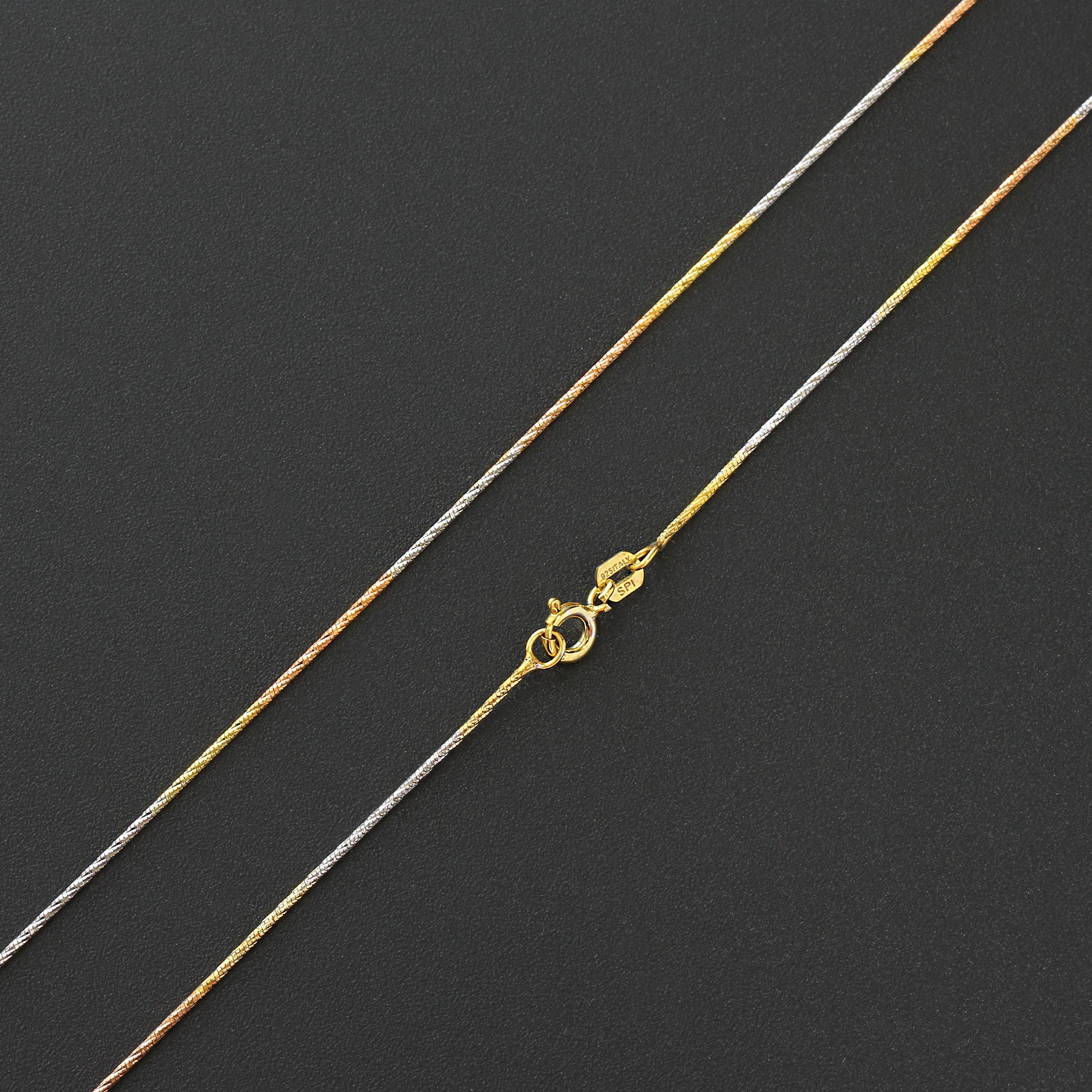 0.9mm Sterling Silver Necklace 