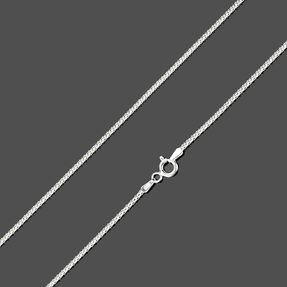 Sterling Silver Light Popcorn Chain Necklace 1.5mm Sterling Silver Light Popcorn Chain Necklace 1.5mm