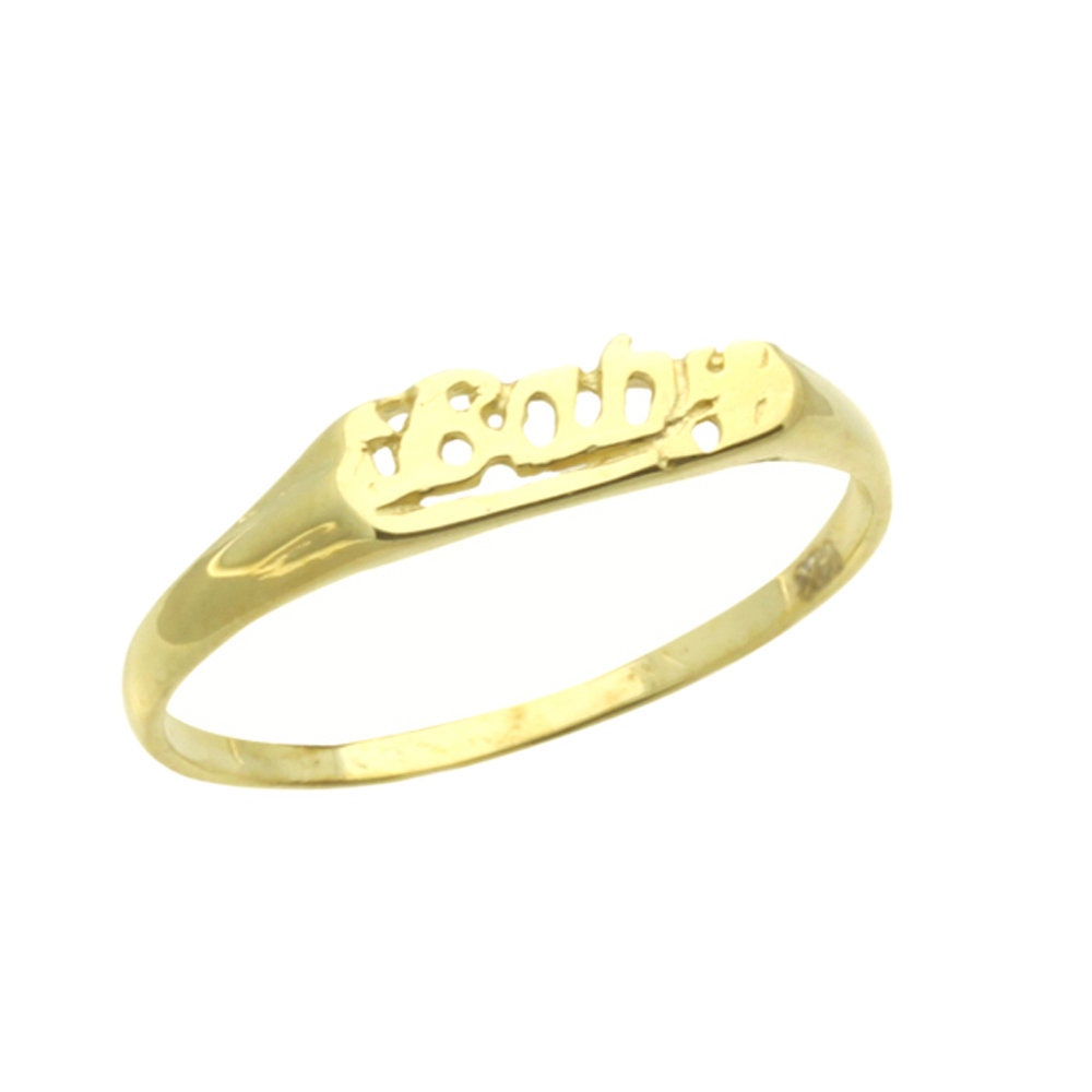 Gold ring for store one year baby