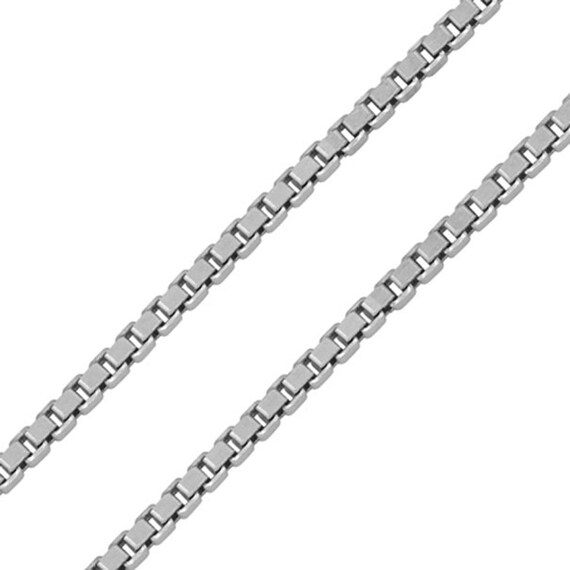 Men's sterling silver cheap box chain necklace