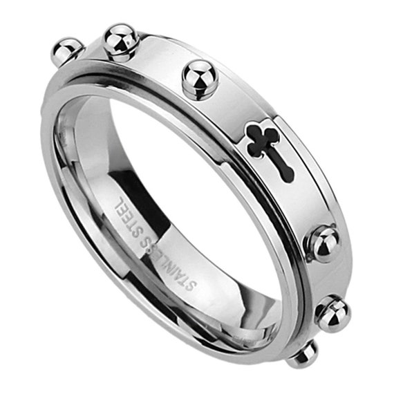 Platinum sale rosary ring