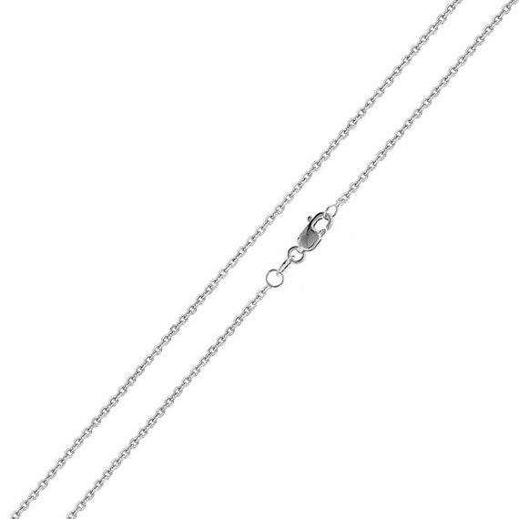 Sterling Silver 1mm Diamond-Cut Snake Chain Necklace Solid Italian