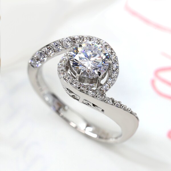 Fake Engagement Ring Etsy