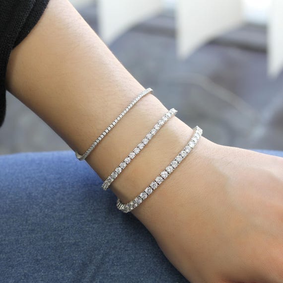TENNIS CHAIN BRACELET 3 MM LAVENDEL TENNIS CHAIN BRACELET 3 MM LAVENDEL