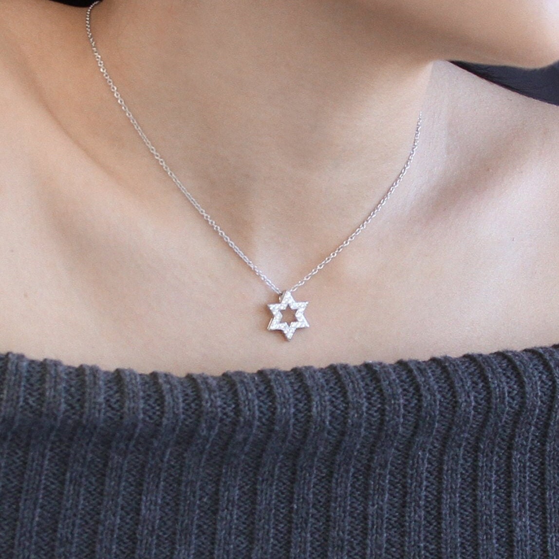 Star Necklace, Sterling Silver Pendant, CZ Stone Pave Set Open Star Slide, Simulated Diamond Choker, Adjustable Chain 162 Extender, Gift - Etsy Star Necklace, Sterling Silver Pendant, CZ Stone Pave Set Open Star Slide, Simulated Diamond Choker, Adjustable Chain 162 Extender, Gift - Etsy