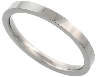 Toe Ring 1mm to 8mm Stainless Steel Polish Finish Flat Wedding Band Thumb Toe Ring 1mm to 8mm Stainless Steel Polish Finish Flat Wedding Band Thumb