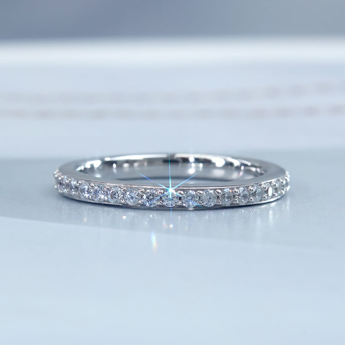 Eternity Oxidized Bead Ring .925 Sterling Silver Band | Sizes 5-9, Wholesale Jewelry