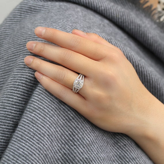 Brilliant ring shop etsy