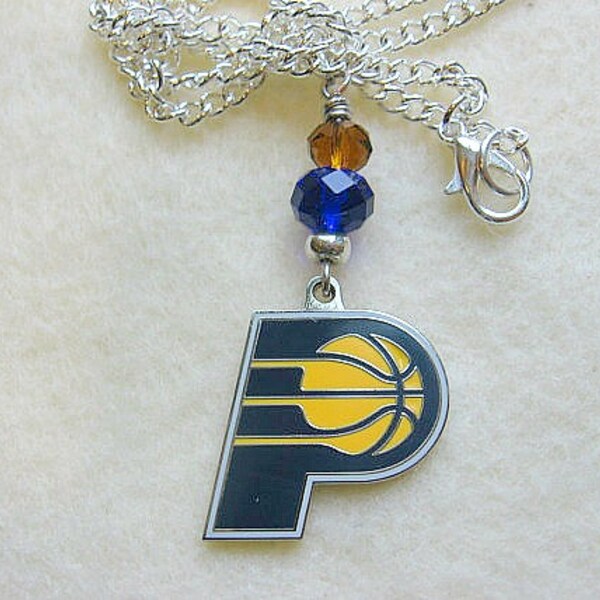 Indiana Pacers Necklace, Pacers Accessories, Pacers Jewelry, Pacers Gift , Pacers, Basketball Mom, Pacers Basketball, Indiana Pacers