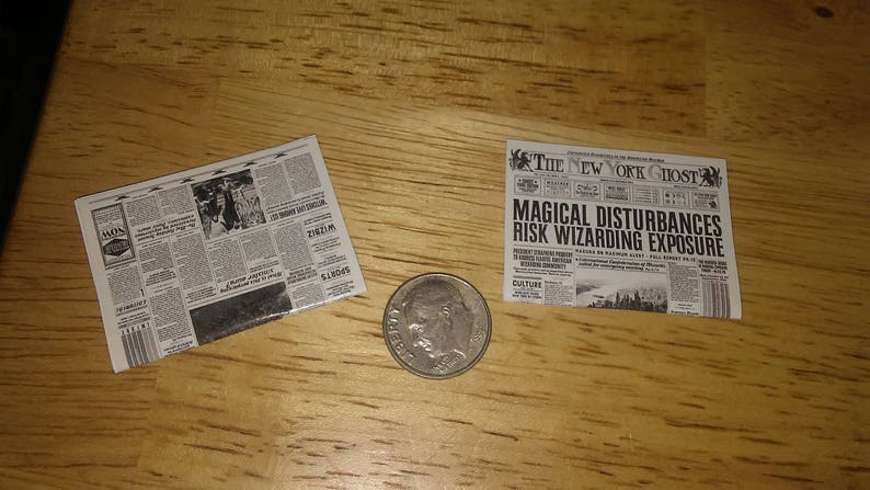 New York Ghost Newspaper 3 | Etsy