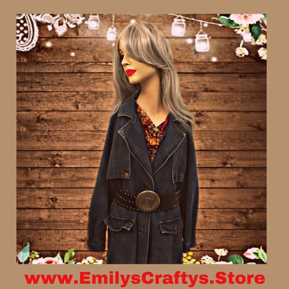 Vintage Denim Duster by Together! Size 6