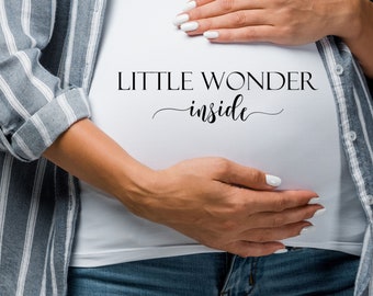 Maternity fashion belly band - Little Wonder inside- pregnancy | Kidney warmer| grows with | different colors | Maternity fashion