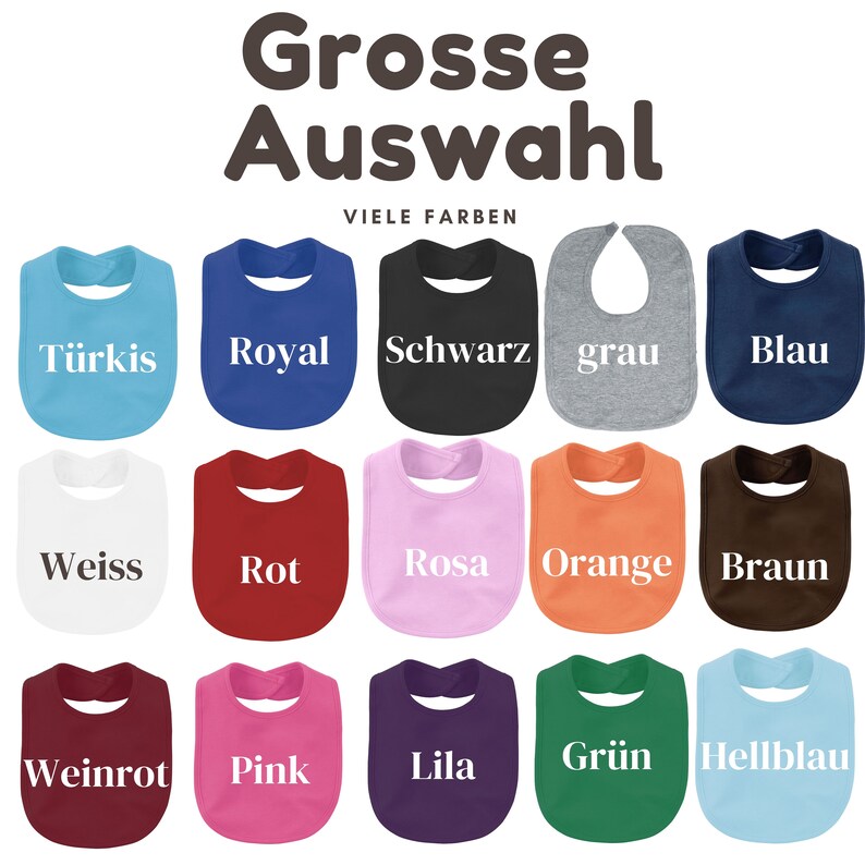 Baby Bib Personalizable With Name Giraffe in a Gift Bag Many Colors