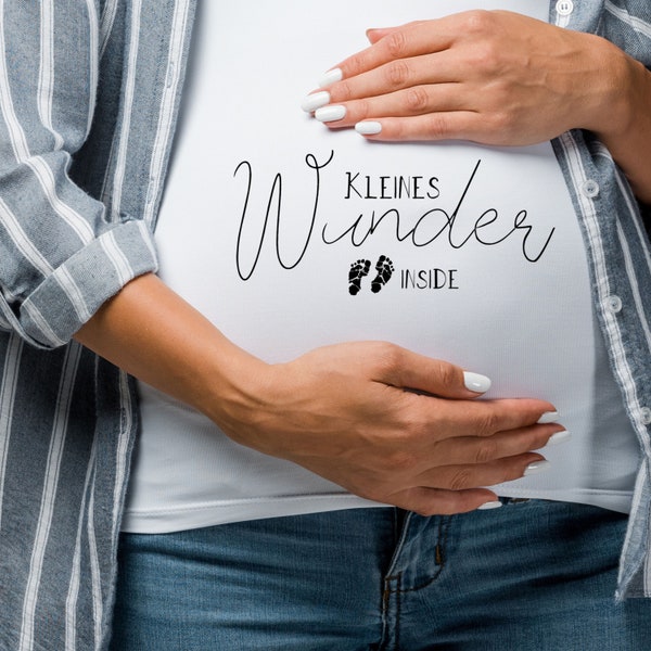 Umstandsmode Bauchband - Little Wonder inside - Schwangerschaft | Nierenwärmer| wächst mit |verschiedene Farben | Schwangerschaftsmode
