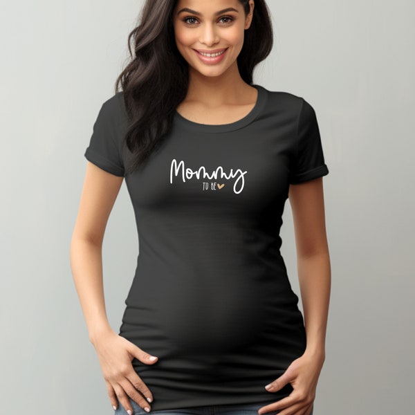 Trend Mama Shirt | Mommy to be |verschiedene Farben|seitlich gerafft |hergestellt in EU|Schwangerschaft|werdende Mama| Umstandsmode
