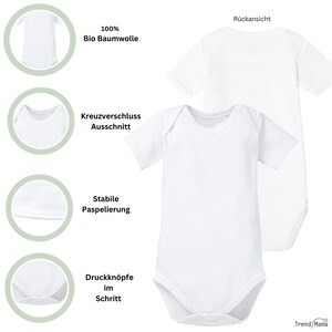 2x Babybody Baby Body Zwillinge 1x Body double und 1x trouble Body Babygeschenk, Geburt,Baby Body Langarm oder Kurzarm Bild 3