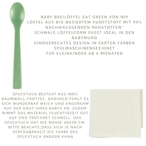 Windeltorte Safari Neutral mit Musselintuch, Baby Lätzchen, Breilöffel, Tee, Frottee Spucktuch,Babysocken Babygeschenk Geburt Bild 5