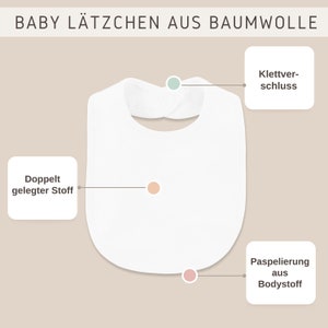 Sprüche Windeltorte Neutral Lila New to the Crew Lätzchen und Babysocken Babygeschenk zur Geburt Windelgeschenk zdjęcie 5