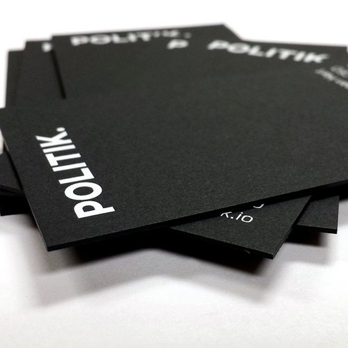 Thick Black Business Cards 700gsm 38pt Foil Stamping Etsy