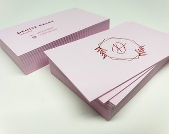 Letterpress Business Cards, Calling Cards, Custom Design