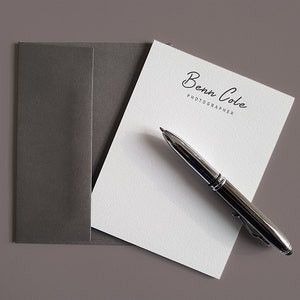 Personalisierte Letterpress Grußkarten