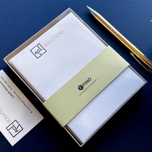 Cartes de correspondance personnalisées en typographie - Typographie + feuille d'or