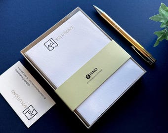 Personalisierte Letterpress Grußkarten - Letterpress + Gold Foil