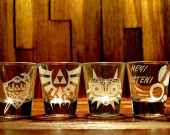Vaso de chupito Legend of Zelda (Elige 1)