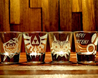 Legenda Zelda Zestaw kieliszków do wódki 4