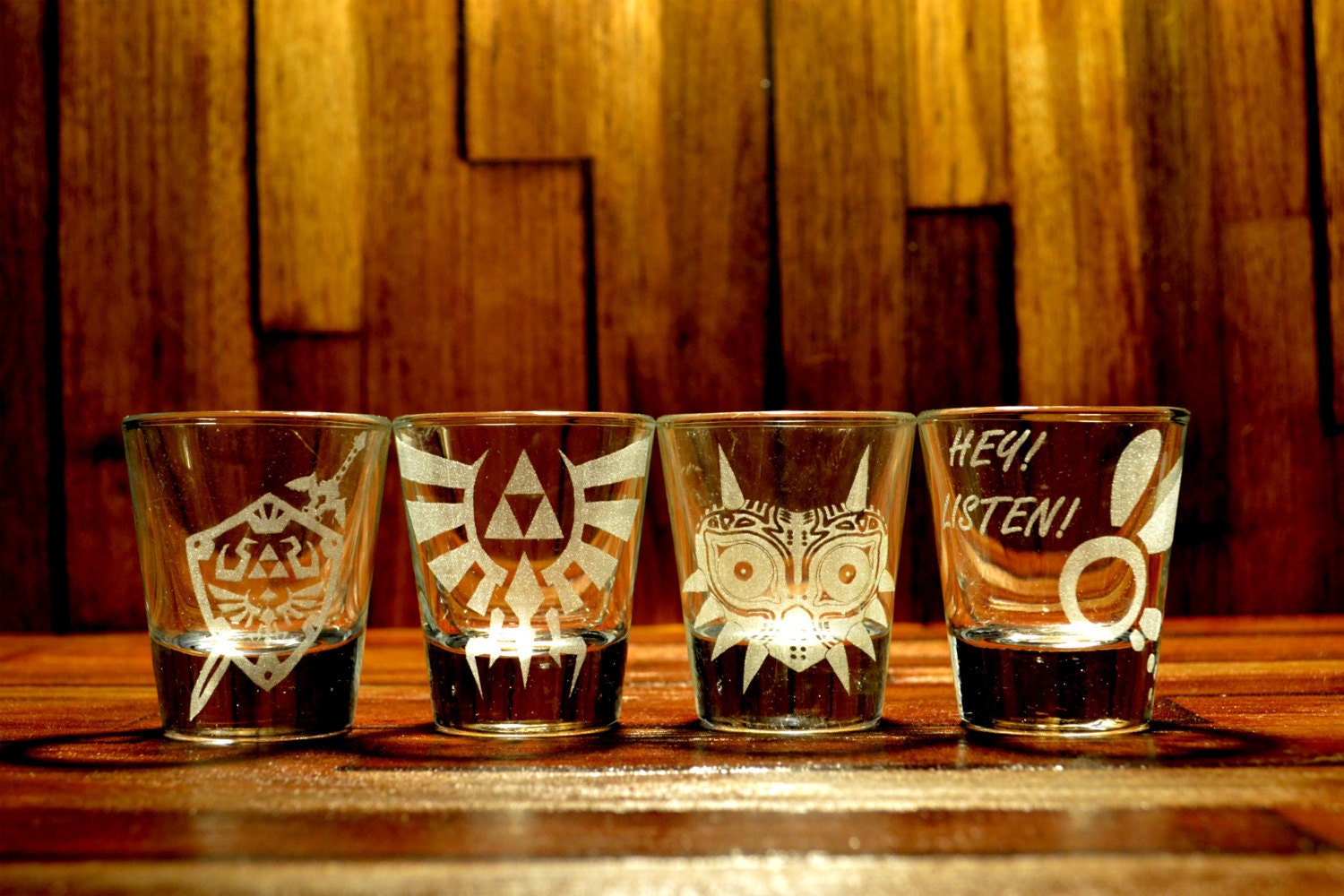 Legend of Zelda Shot Glass Set of 4