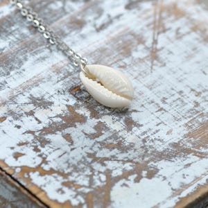 Shell pendant necklace - Shell pendant necklace - Silver shell pendant - Shell jewelry - Jewelry from the sea - Masbelleza