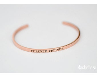 Armspange Rose - Edelstahl - Forever Friends