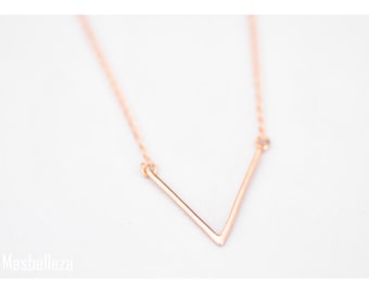 Kette - Rosegold - Dreieck