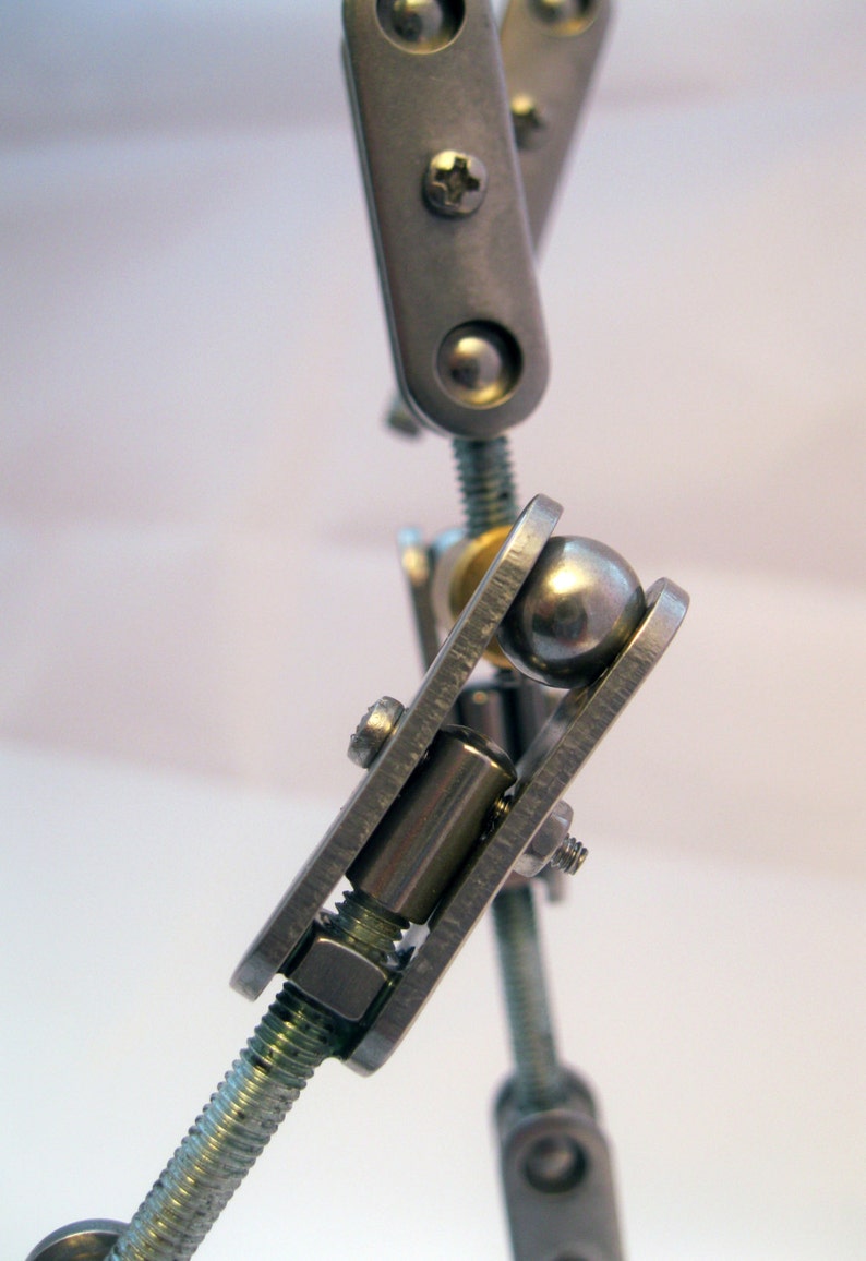 Human Figure Stop Motion Ball and Socket Puppet Armature Approx 8 Inches Tall Etsy