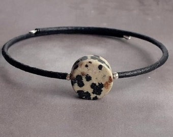 Bracciale di diaspro dalmata