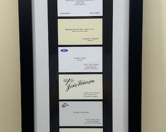 Professional Father's Day, Personalized Famous Lawyers Frame with Business Card Slot - Legal Professional Office Decor Attorney Clerk Esq