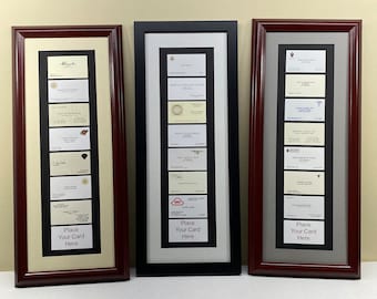 Personalized Famous Lawyers Frame with Business Card Slot - Legal Professional Gift Office Decor for Attorney Clerk Esq
