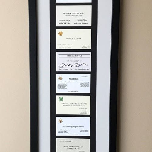 11 Business card frame, sentimental shops gift, career gift, Custom Keepsake Gift, Career Keepsake, Job keepsake, Custom Business keepsake, CFO