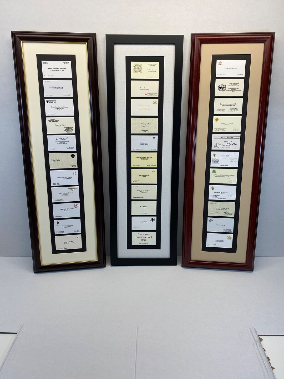 Vintage Business Card Holder Famous Business Cards Vintage Etsy