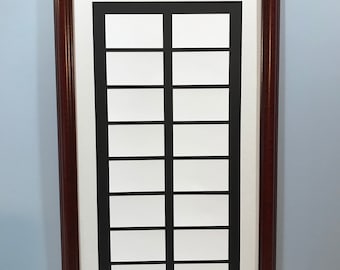 Birthday professional Vintage-Inspired Historic Business Card Display Frame Corporate Retirement, 16