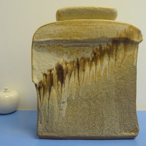 Steuer Heiner Balzar monumental ceamic vase organic shape 70s German design fat lava