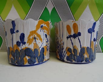 Marei ceramic planter 60s 70s German design WGP lava rare decor