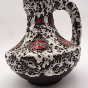 German fat lava vase Jopeko 106 17 rare version 60s 70s modernist