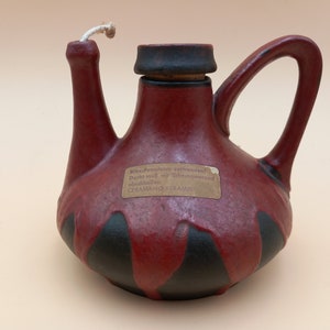Ceramano Stromboli rare ceramic oil lamp 60s 70s fat lava rare design Designclassics24