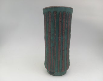Vase Carstens Tönnieshof 0871-27 Fat Lava Orange Red Brown Vase Carstens Tönnieshof 0871-27 Fat Lava Orange Red Brown