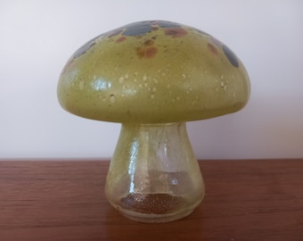 Kosta Boda Suède - Monica Backstrom Verre Champignon Art Verre Années 1970 Designclassics24