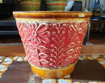 UE-Keramik Uebelacker cachepot ceramic planter plant pot cachepot flower pot 70s fat lava midcentury designclassics24